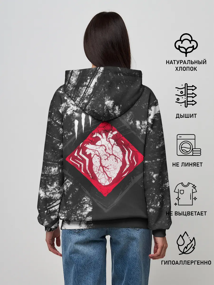 Женское худи / DBD - beating heart
