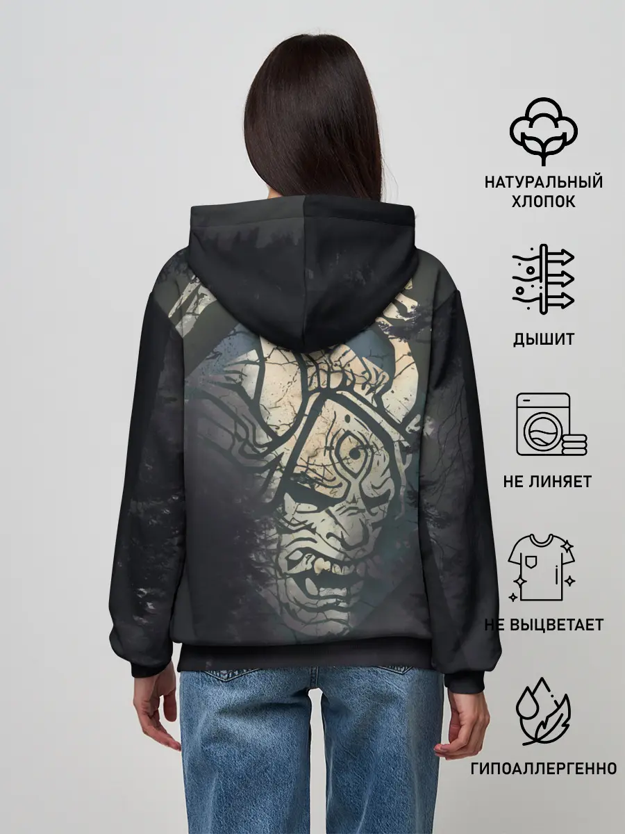 Женское худи / DBD - monster from forest