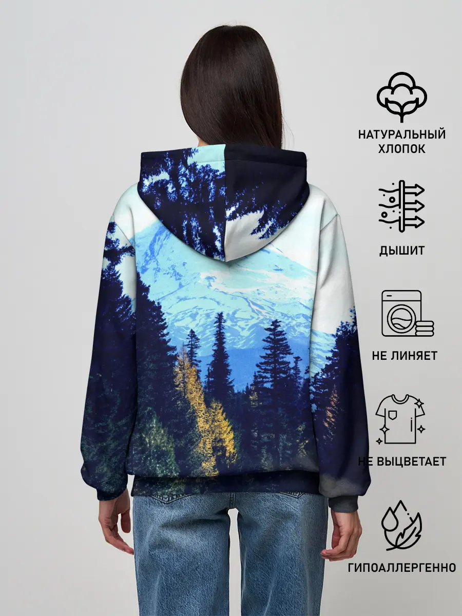 Женское худи / лес