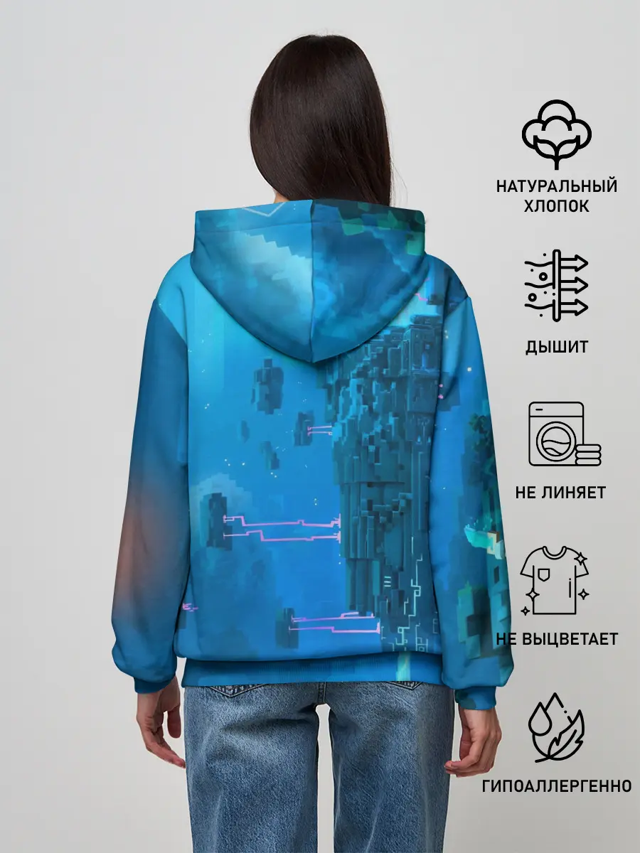 Женское худи / Майнкрафт