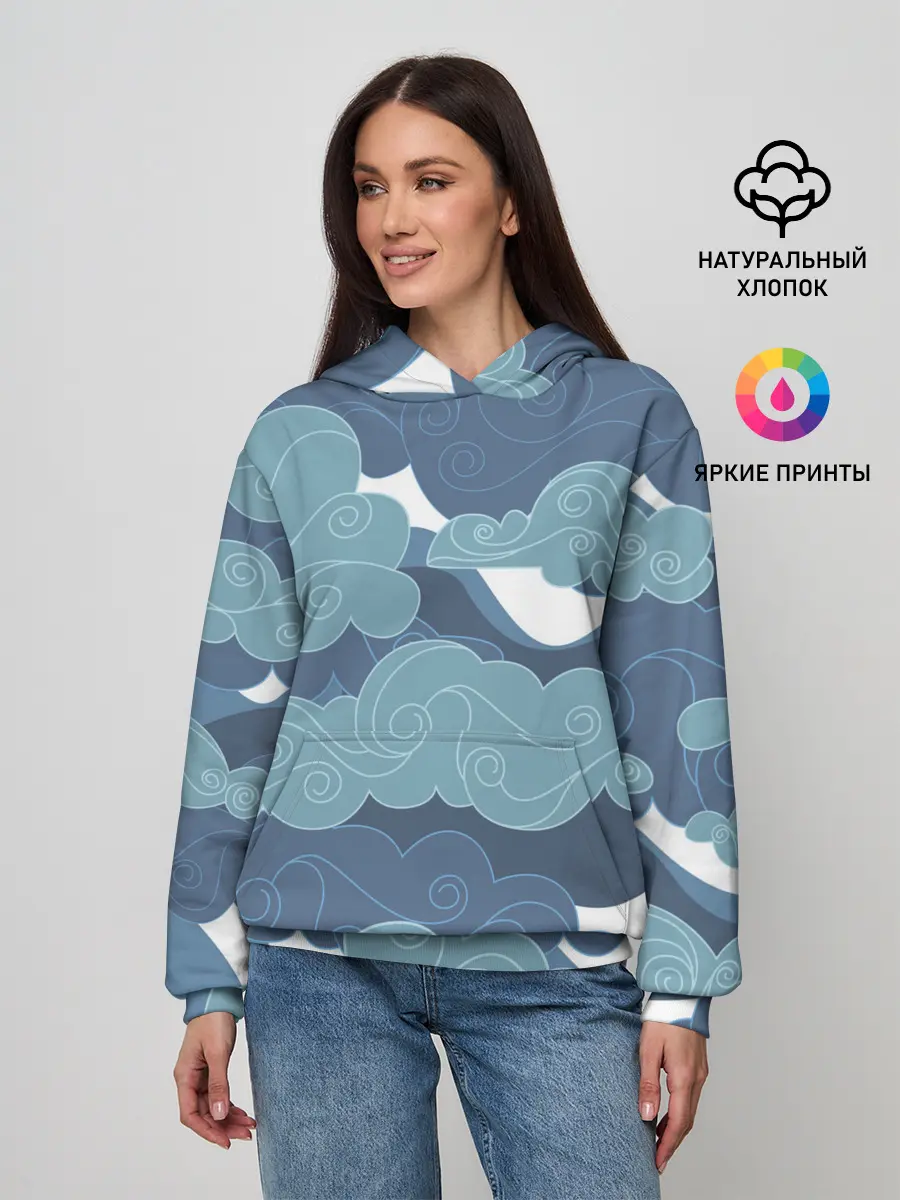 Женское худи / Небо над Китаем