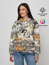 Женское худи / ALL CATS MEMES