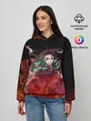 Женское худи / Kimetsu no Yaiba в пламени