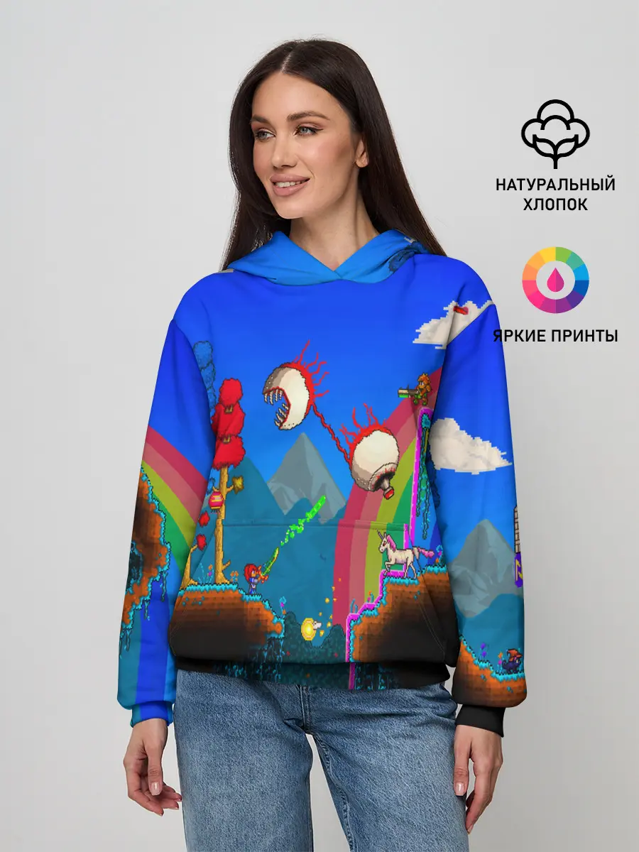 Женское худи / TERRARIA GAME