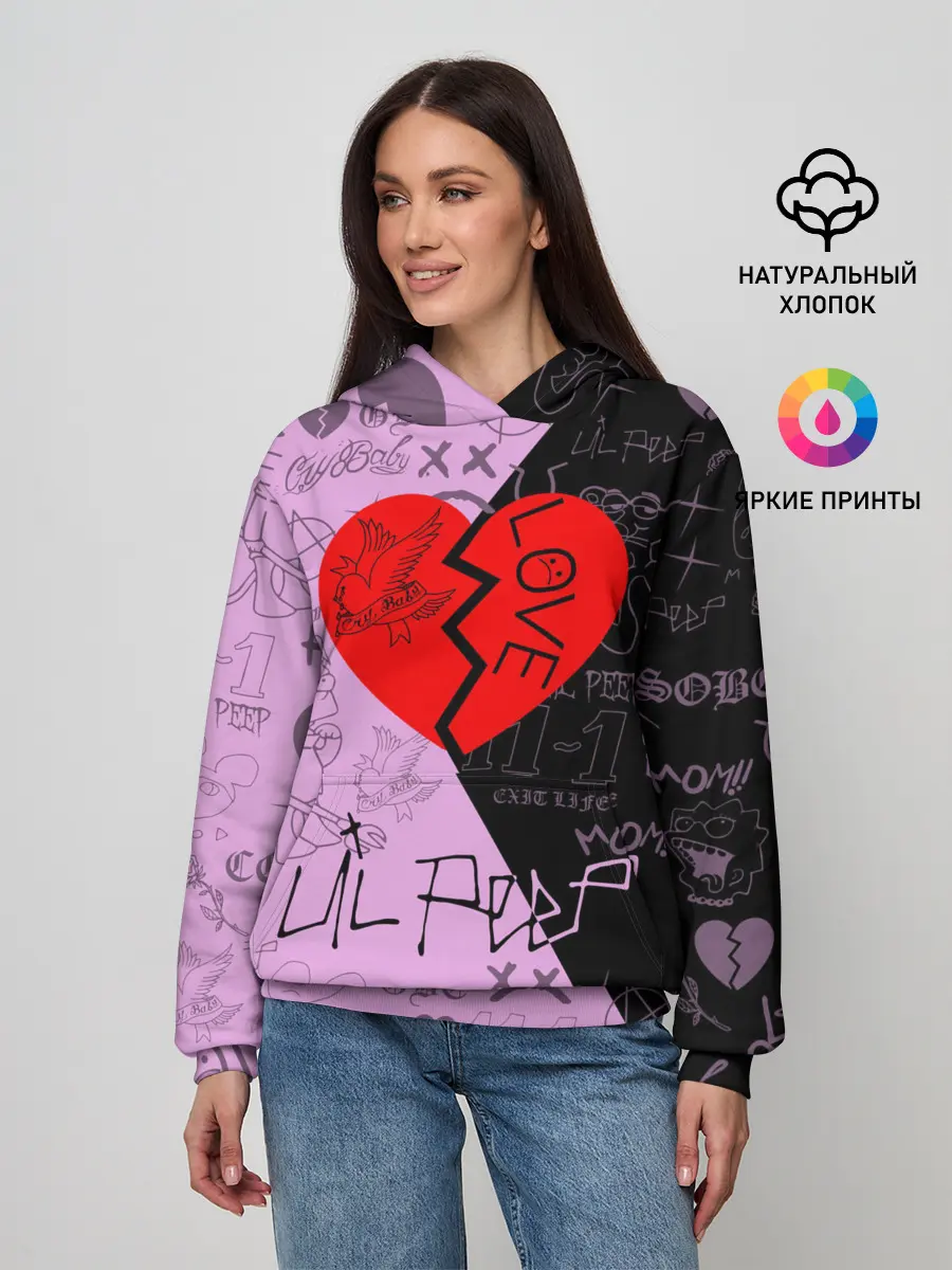 Женское худи / LIL PEEP.