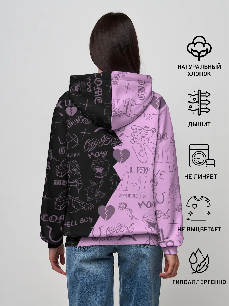 Женское худи / LIL PEEP.