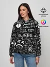 Женское худи / LIL PEEP LOGOBOMBING | ЛИЛ ПИП