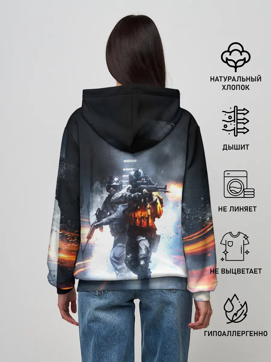 Женское худи / Battlefield