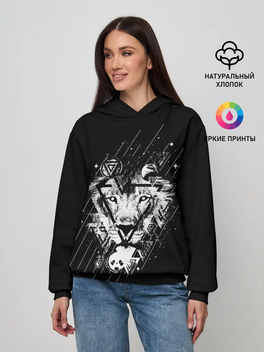 Женское худи / Лев