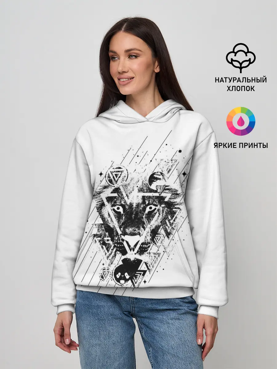 Женское худи / Лев