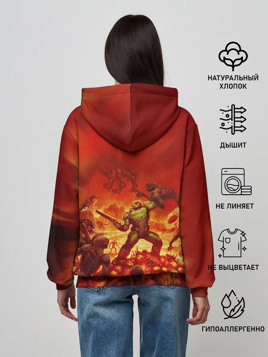 Женское худи / DOOM