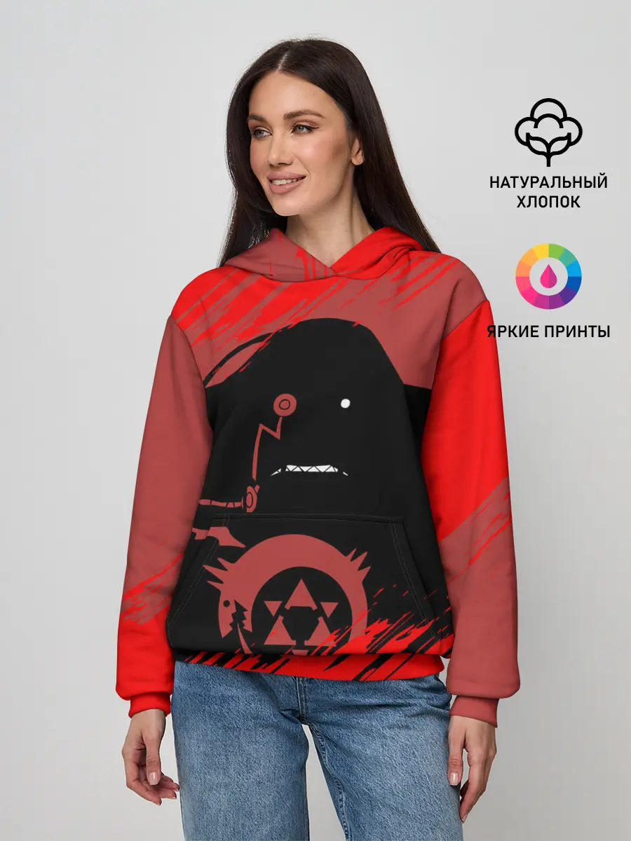 Женское худи / Стальной алхимик | Обжорство