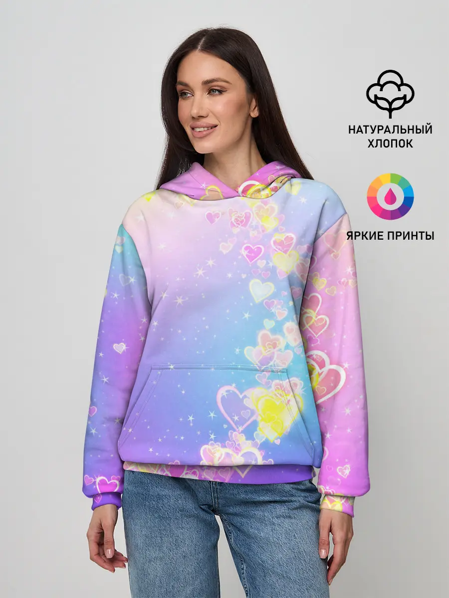 Женское худи / ЛЮБОВЬ ГРАДИЕНТ
