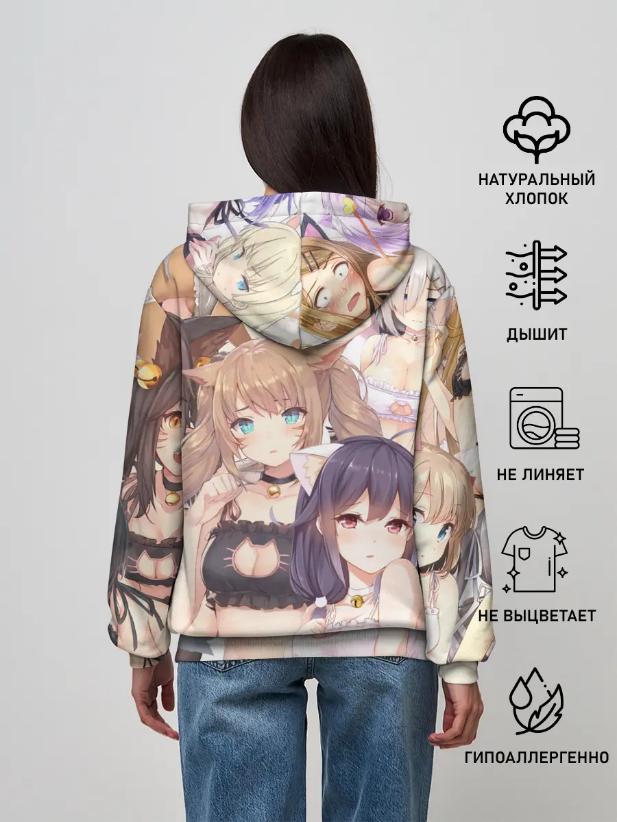 Женское худи / Девушки в купальниках