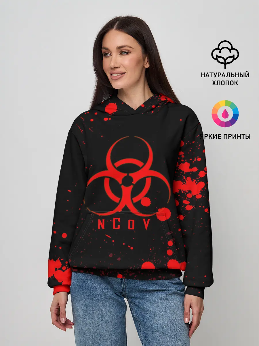 Женское худи / nCoV | Коронавирус