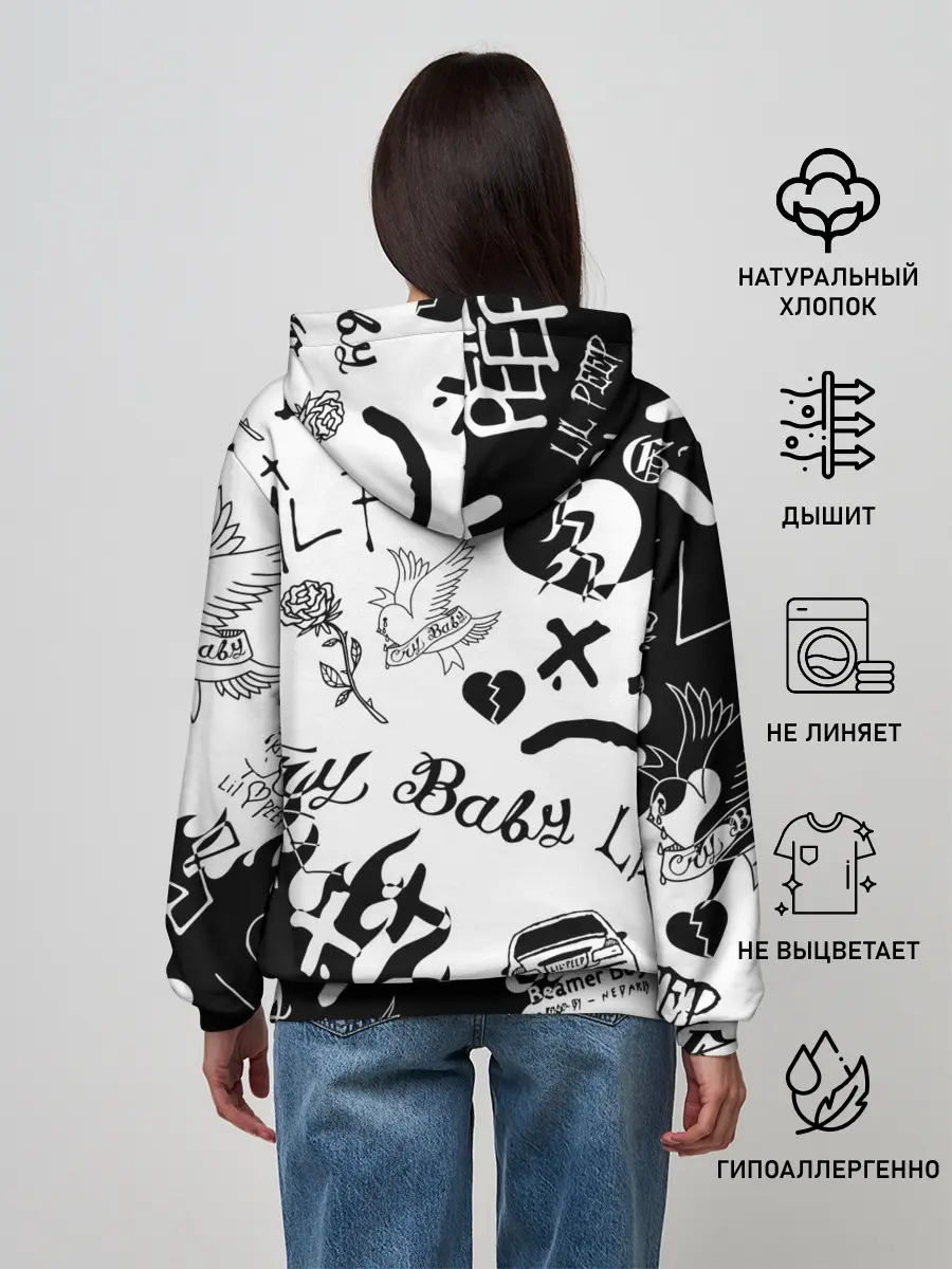 Женское худи / LIL PEEP | ЛИЛ ПИП