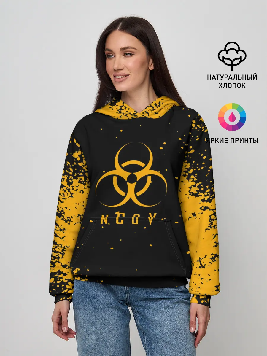 Женское худи / КОРОНАВИРУС | nCoV