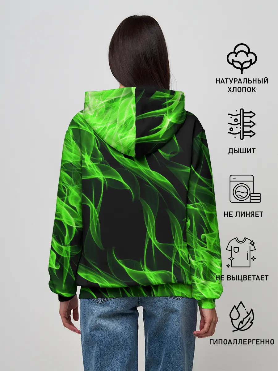 Женское худи / TOXIC FLAME