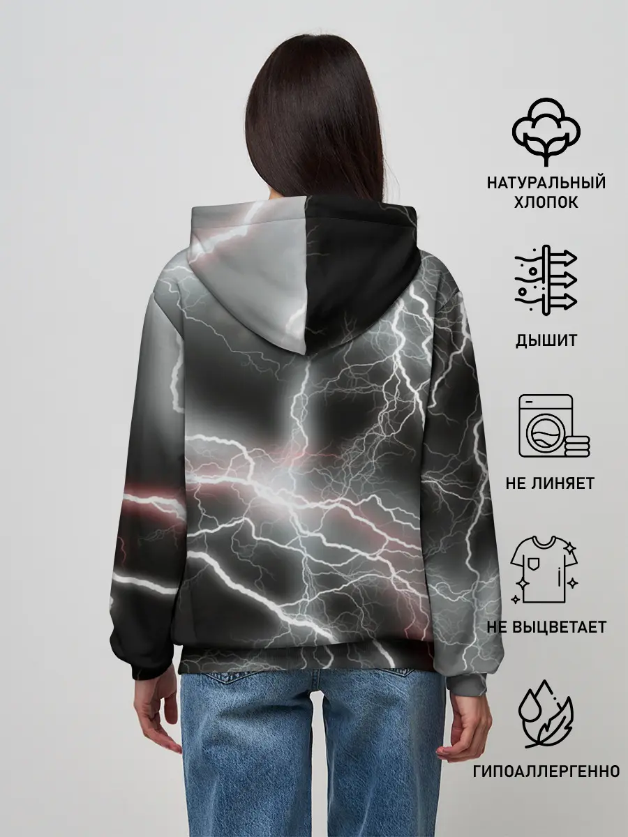 Женское худи / молния