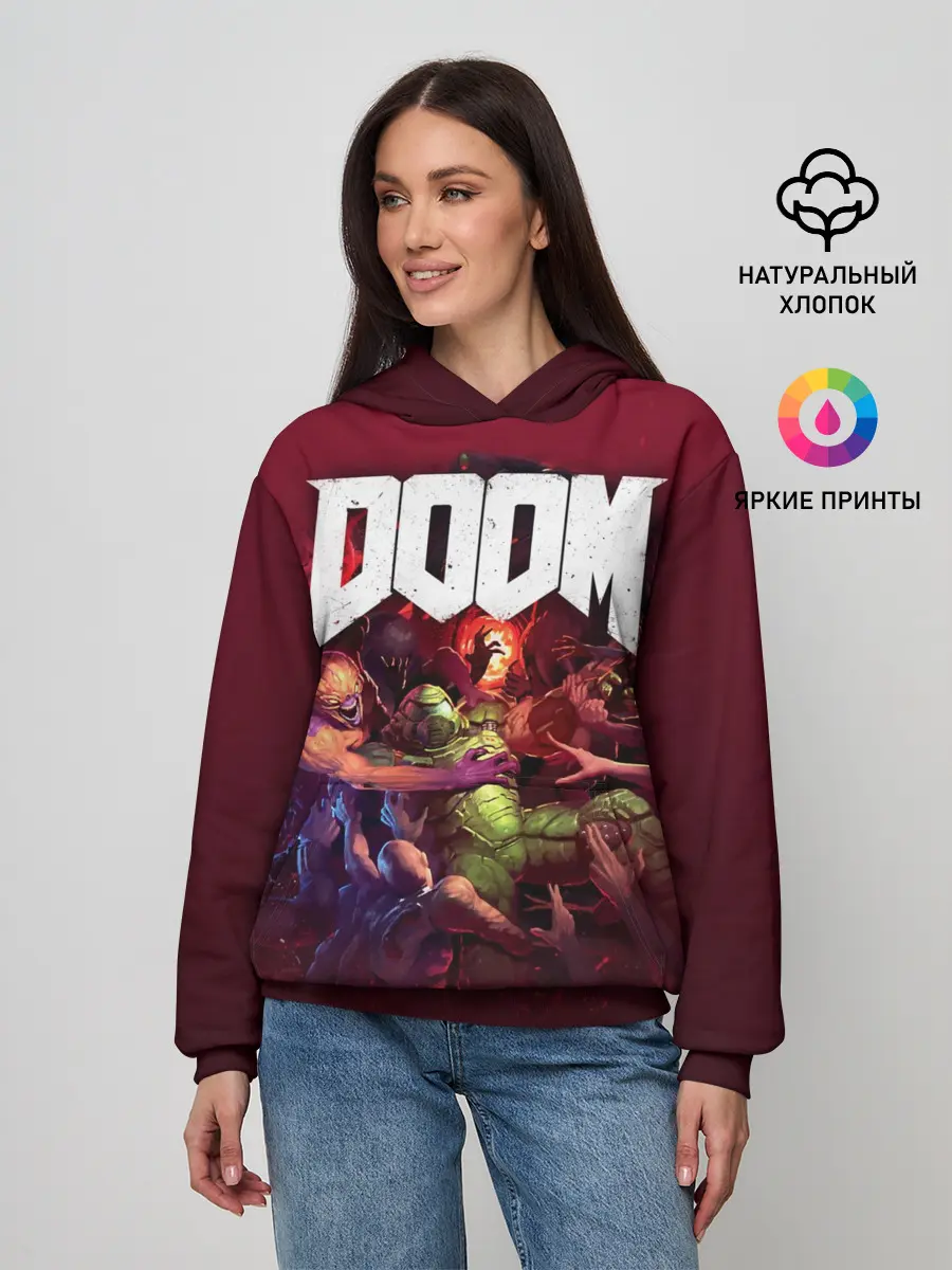 Женское худи / Doom
