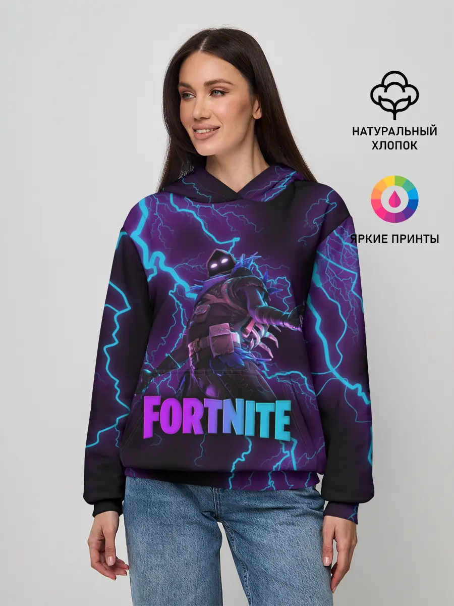 Женское худи / FORTNITE RAVEN