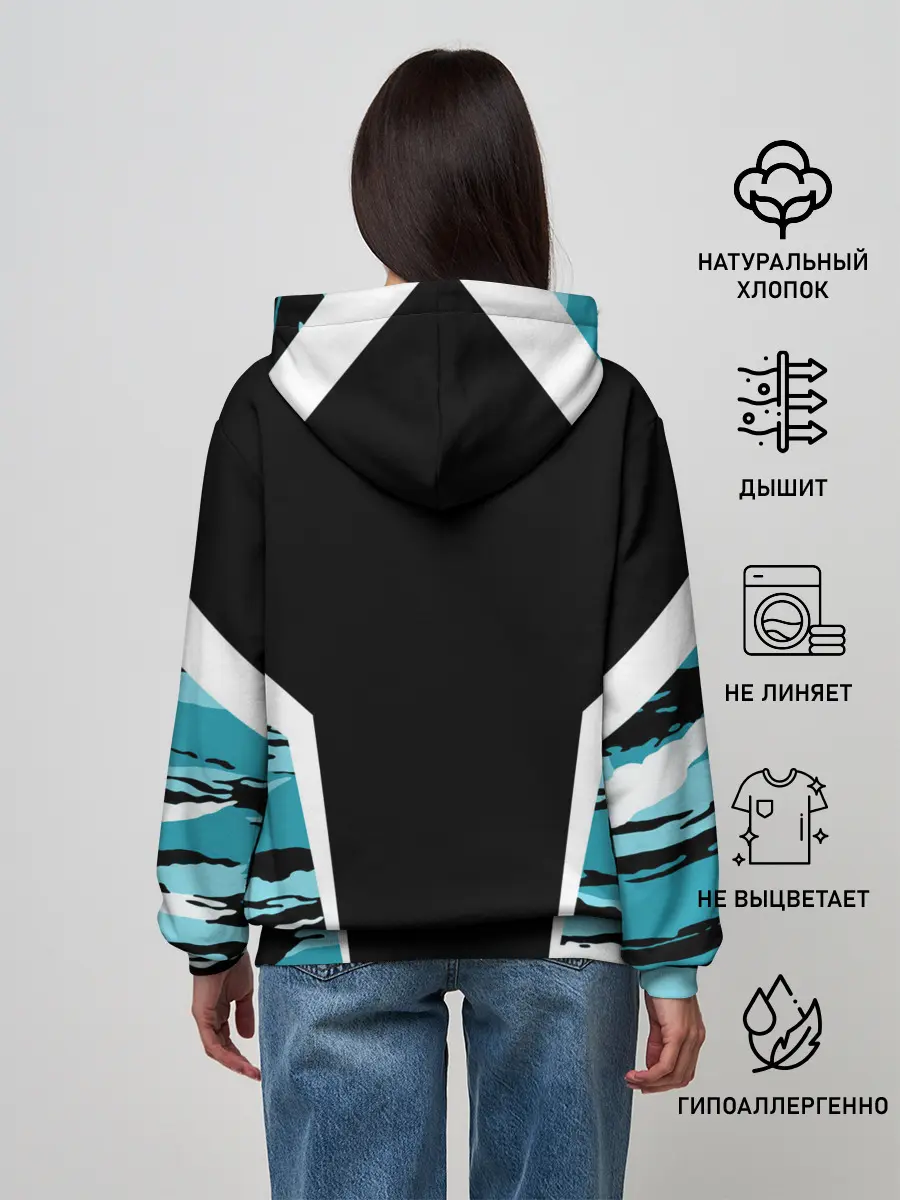 Женское худи / ВВС России Камуфляж