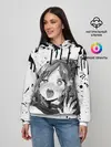 Женское худи / АХЕГАО с подтёками