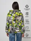 Женское худи / Камуфляж с авокадо