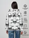 Женское худи / Череп и кости