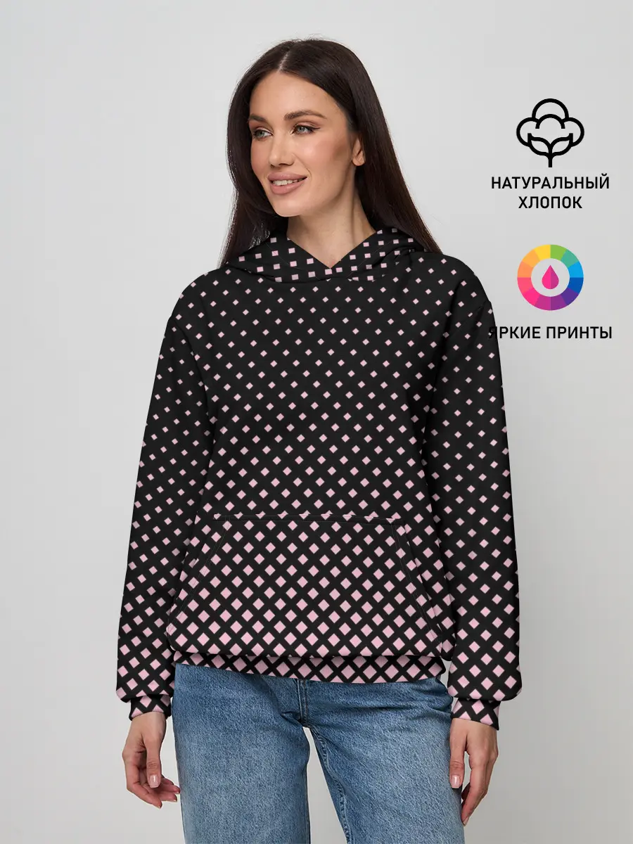 Женское худи / Ромбы