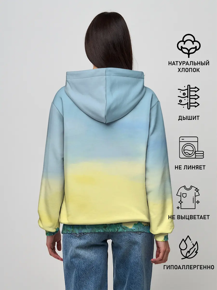 Женское худи / Вертолеты