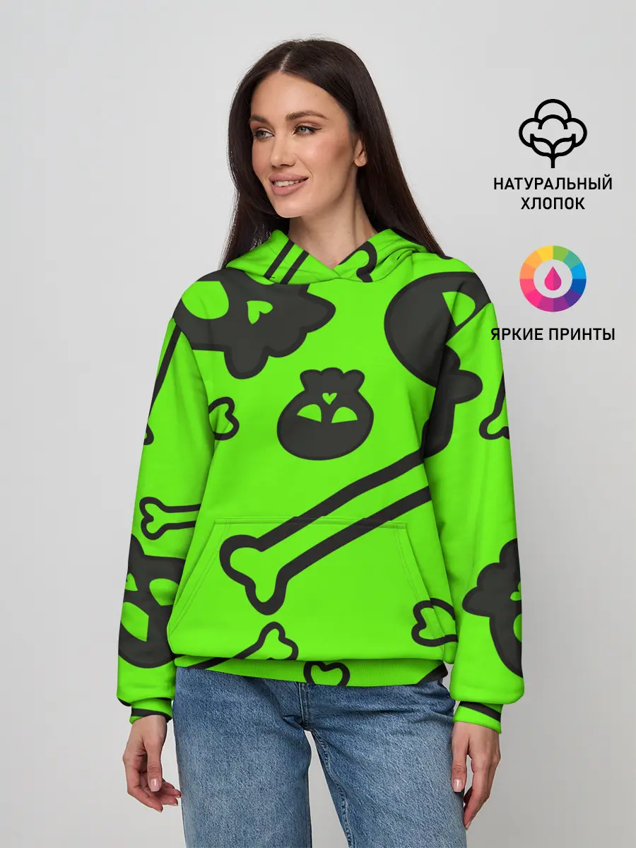 Женское худи / Черепа