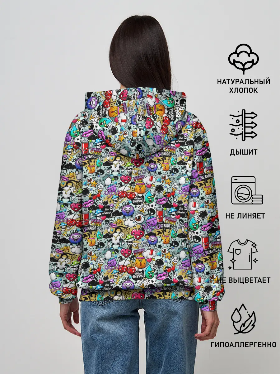 Женское худи / Stickerboom