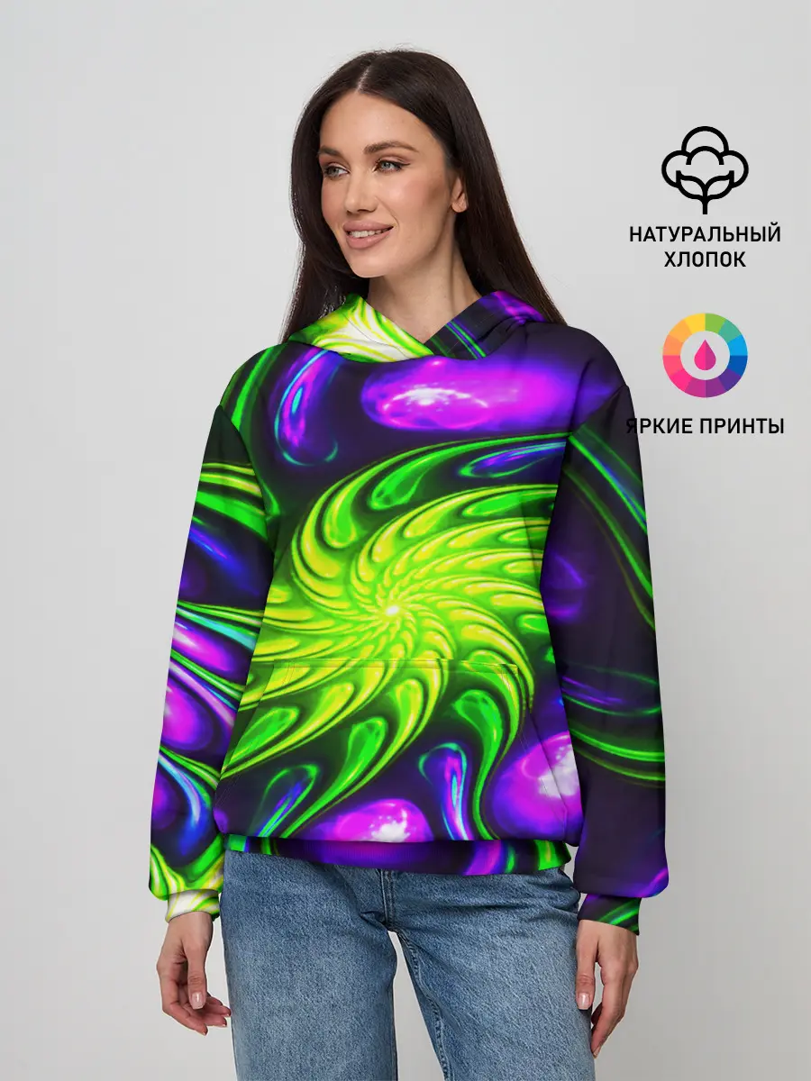 Женское худи / NEON&ACID