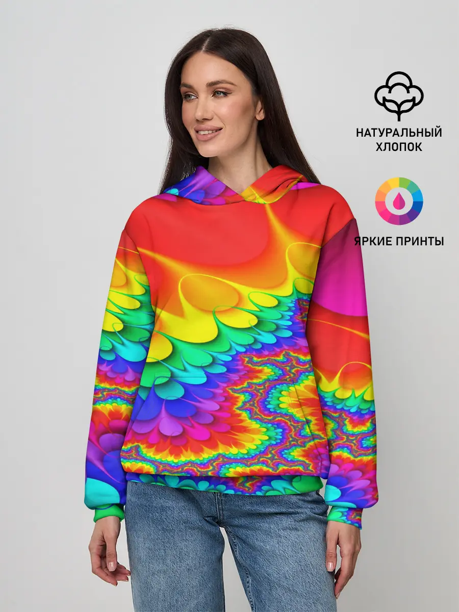 Женское худи / TIE-DYE