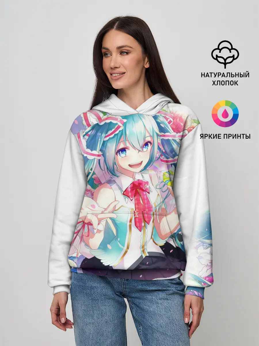 Женское худи / Благородная Хатсуне Мику