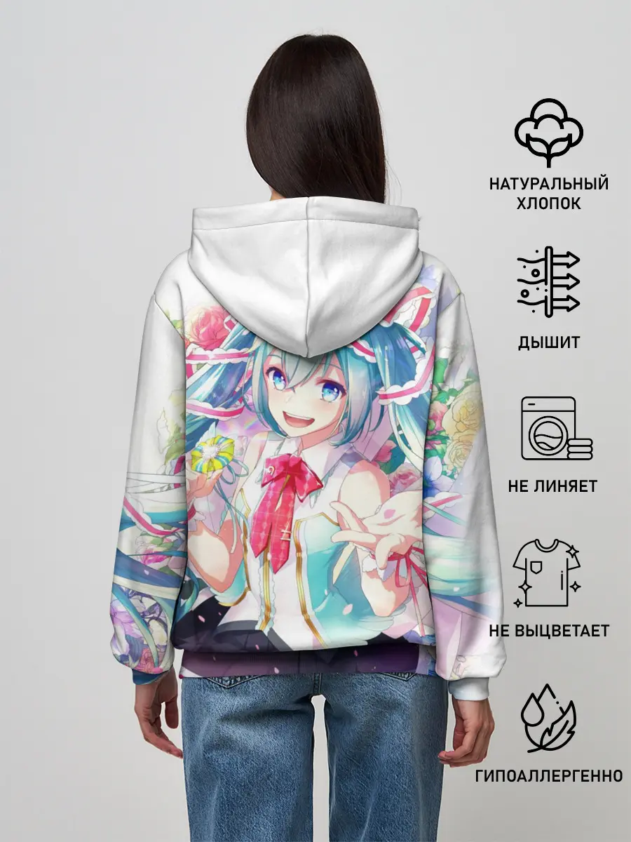 Женское худи / Благородная Хатсуне Мику