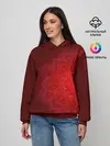 Женское худи / Красная мандала