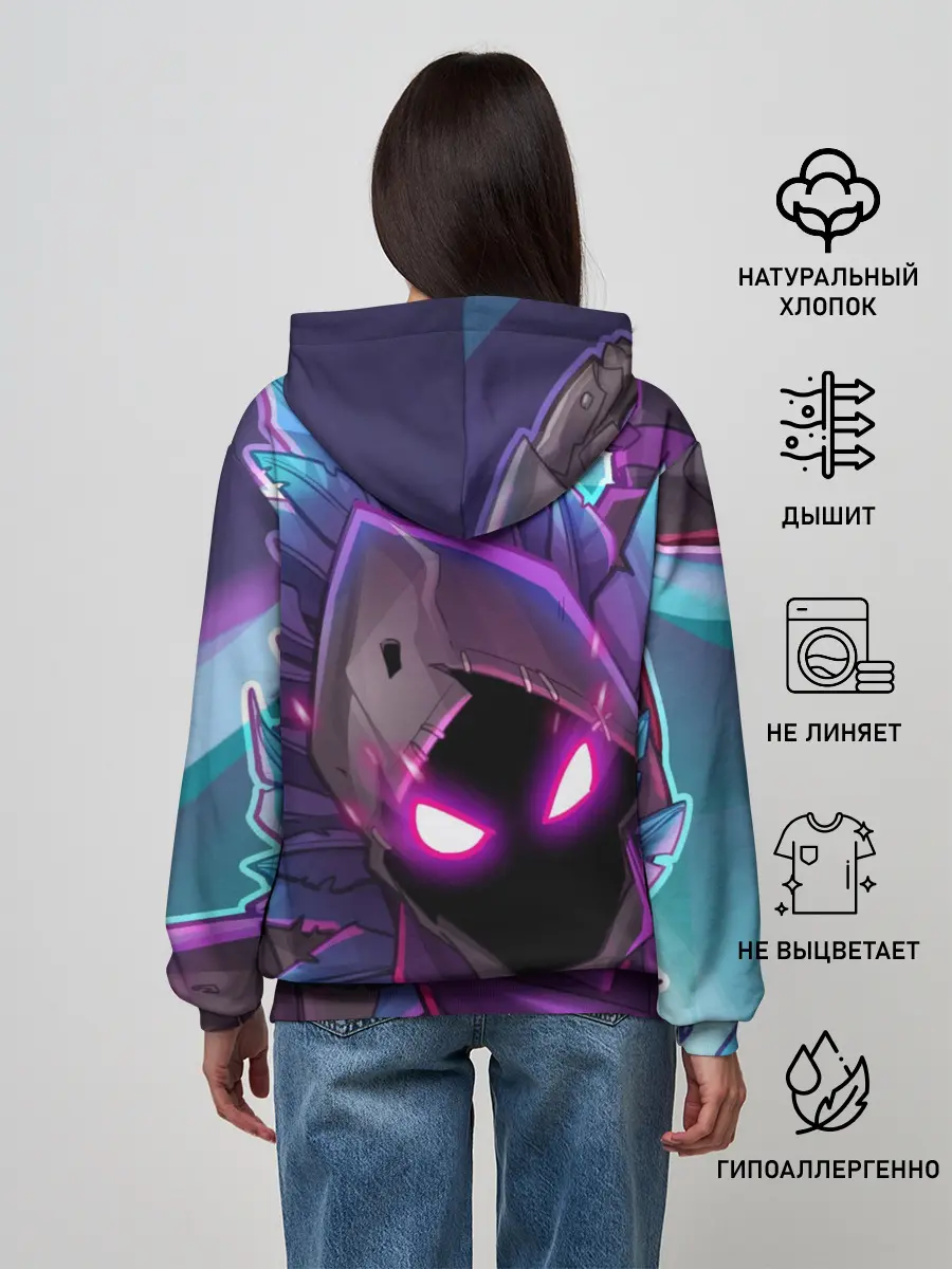 Женское худи / FORTNITE RAVEN | ФОРТНАЙТ ВОРОН