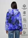 Женское худи / МОЛНИЯ BLUE
