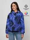 Женское худи / МОЛНИЯ NEON