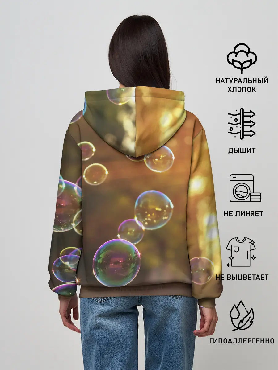 Женское худи / Мыльные пузыри.
