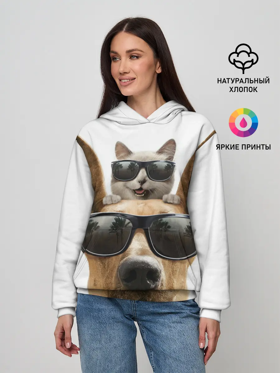 Женское худи / Блатные животные.