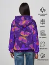 Женское худи / БАБОЧКИ ПАТТЕРН | BUTTERFLY PATTERN