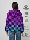 Женское худи / НЕОНОВАЯ ШАХМАТКА