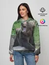 Женское худи / Медведь