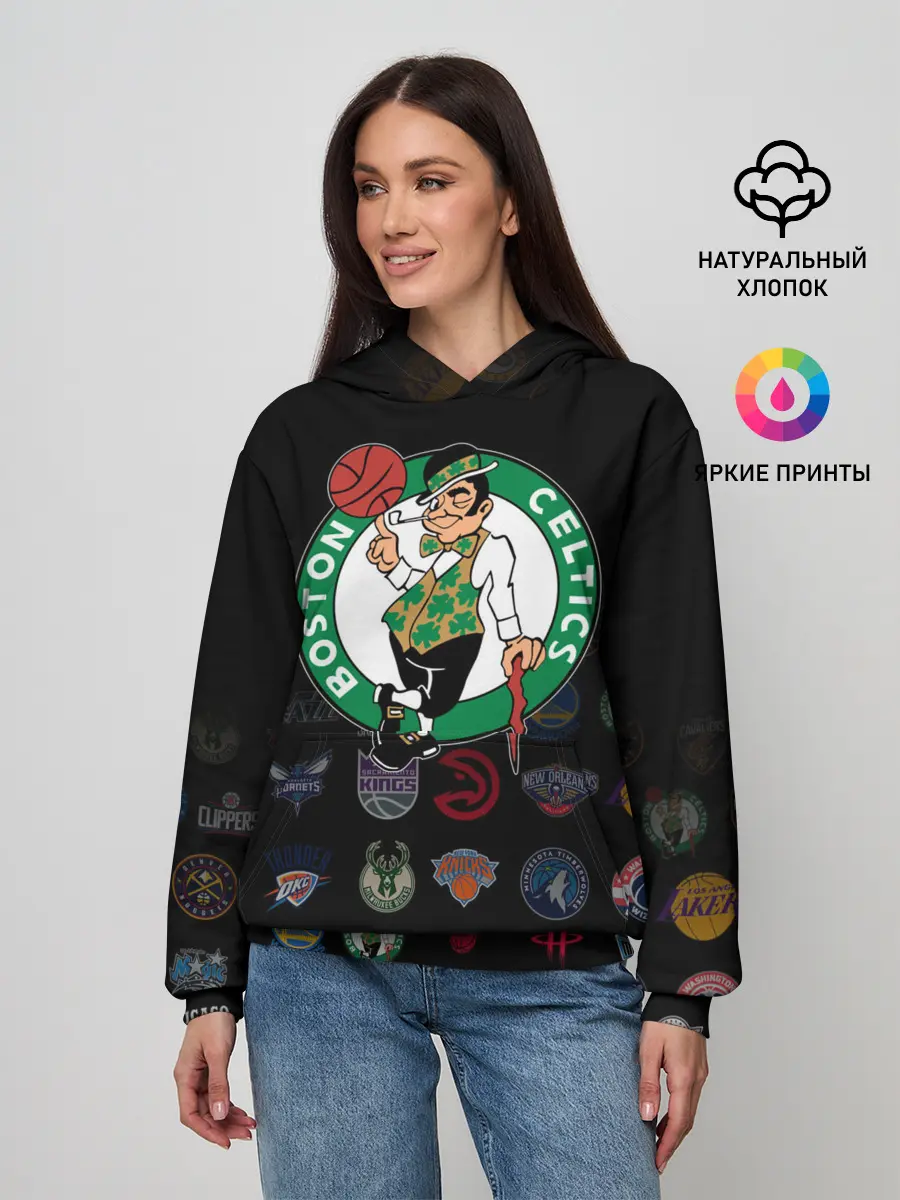 Женское худи / Boston Celtics