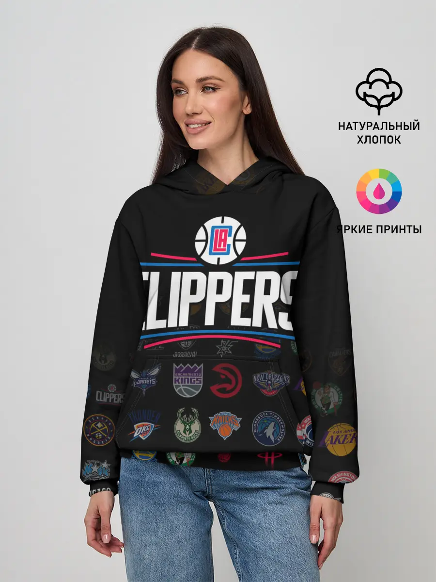 Женское худи / Los Angeles Clippers