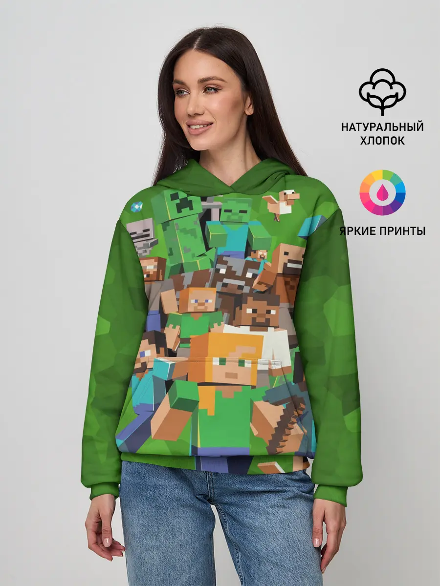 Женское худи / Minecraft