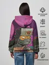 Женское худи / ЧЕРЕПАШКА В УШАНКЕ НИНДЗЯ